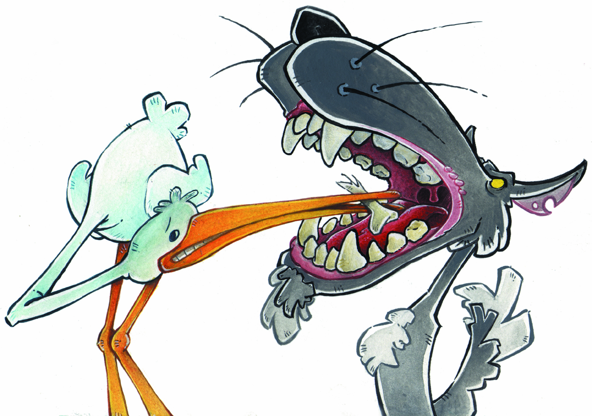 GATTO: IL LUPO E LA GRU
